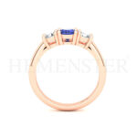 Anillos de compromiso con gemas de color
