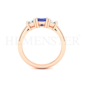 Anillos de compromiso con gemas de color