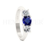 Anillos de compromiso con gemas de color