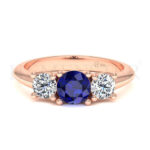 Anillos de compromiso con gemas de color