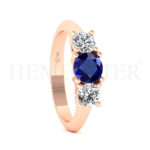 Anillos de compromiso con gemas de color