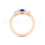 Anillos de compromiso con gemas de color