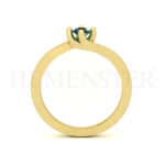Anillos de compromiso con gemas de color