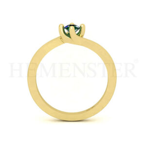 Anillos de compromiso con gemas de color