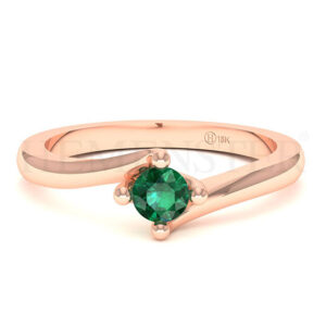 Anillos de compromiso con gemas de color