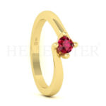 Anillos de compromiso con gemas de color