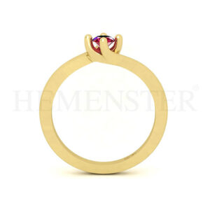 Anillos de compromiso con gemas de color