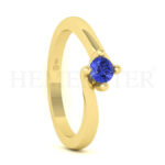 Anillos de compromiso con gemas de color