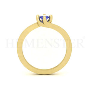 Anillos de compromiso con gemas de color