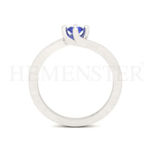 Anillos de compromiso con gemas de color