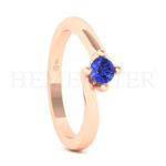 Anillos de compromiso con gemas de color