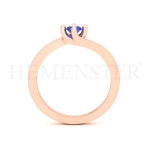 Anillos de compromiso con gemas de color