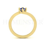 Anillos de compromiso con gemas de color