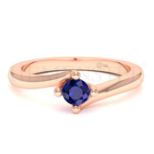 Anillos de compromiso con gemas de color