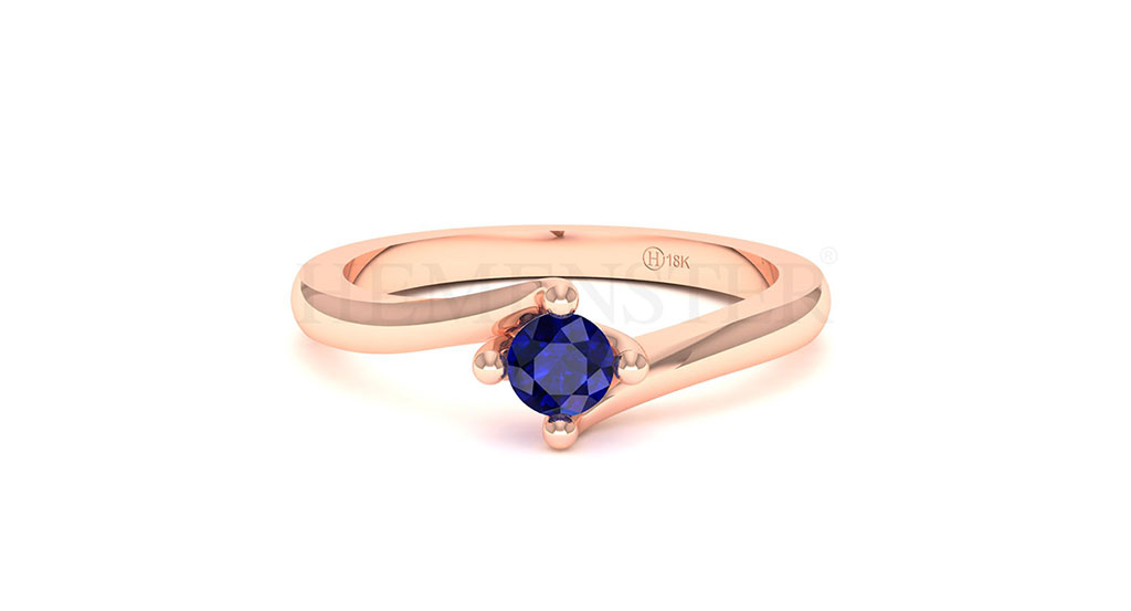 Anillos de compromiso con gemas de color