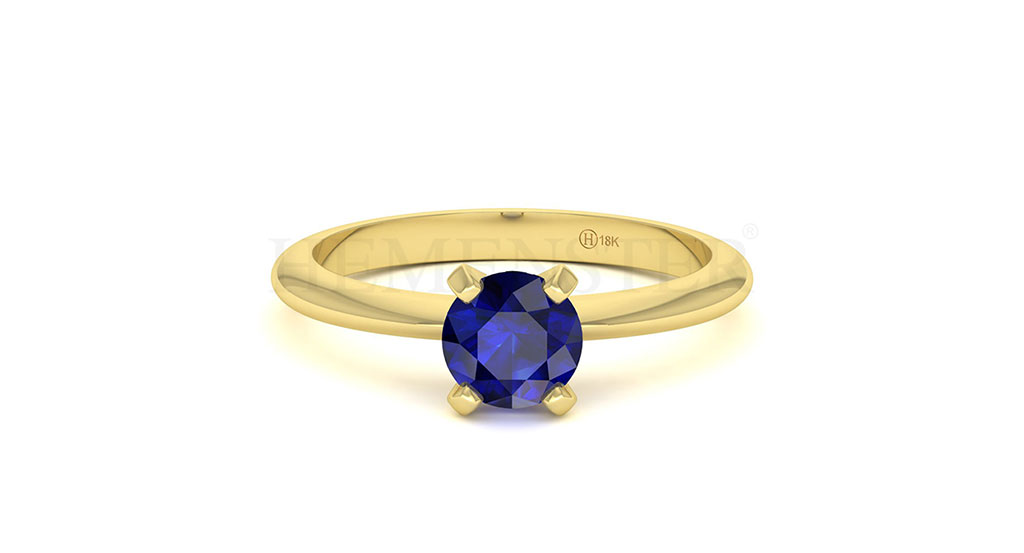 Anillos de compromiso con gemas de color