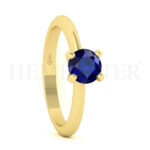 Anillos de compromiso con gemas de color