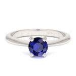 Anillos de compromiso con gemas de color