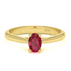 Anillos de compromiso con gemas de color