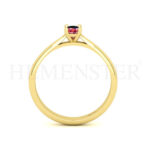 Anillos de compromiso con gemas de color