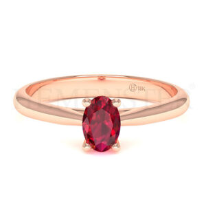 Anillos de compromiso con gemas de color