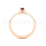 Anillos de compromiso con gemas de color