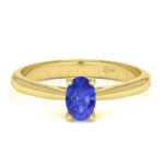 Anillos de compromiso con gemas de color