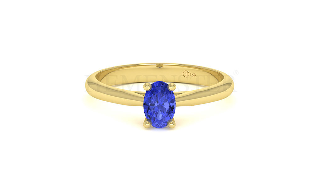Anillos de compromiso con gemas de color