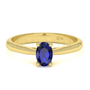 Anillos de compromiso con gemas de color