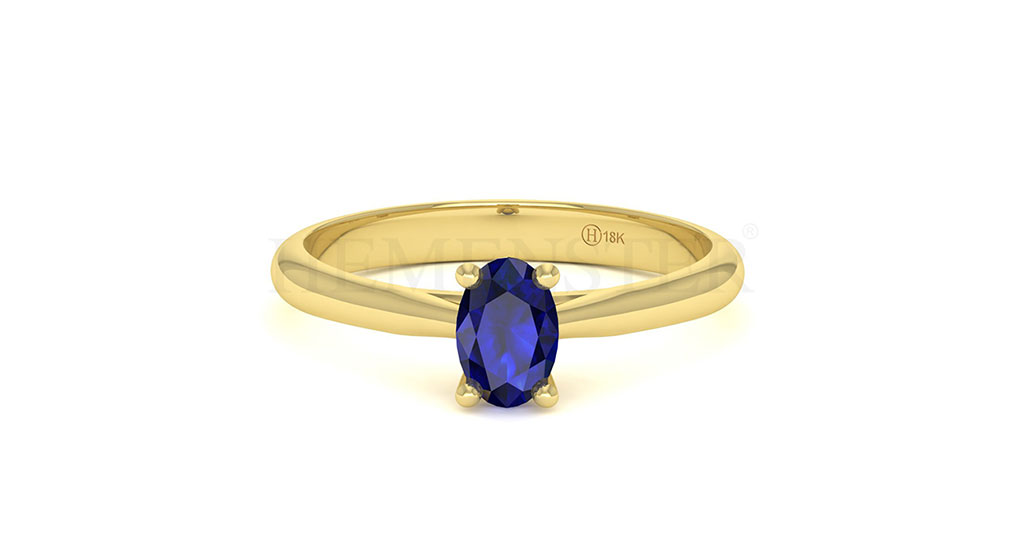 Anillos de compromiso con gemas de color