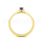 Anillos de compromiso con gemas de color