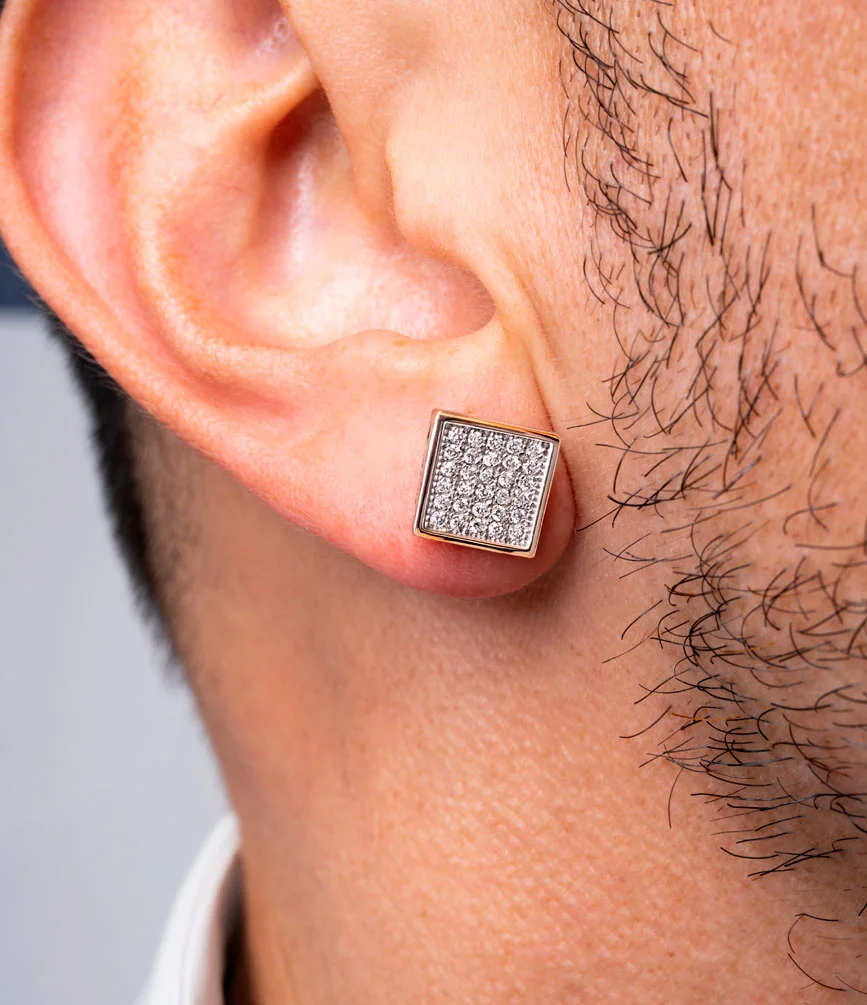ARETES DE HOMBRE - JOYERÍA FINA