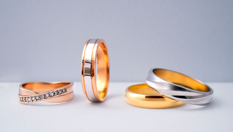 Estilo de aros de matrimonio