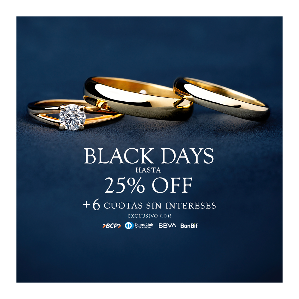 Promociones en anillos de oro en Lima