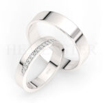 AROS DE MATRIMONIO DE ORO Y DIAMANTES
