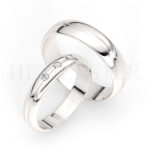 AROS DE MATRIMONIO DE ORO Y DIAMANTES