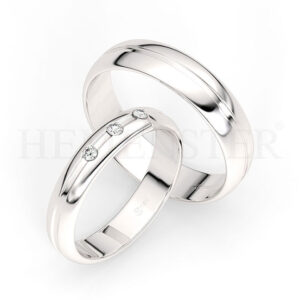 AROS DE MATRIMONIO DE ORO Y DIAMANTES