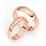 AROS DE MATRIMONIO DE ORO Y DIAMANTES