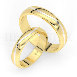 AROS DE MATRIMONIO DE ORO Y DIAMANTES