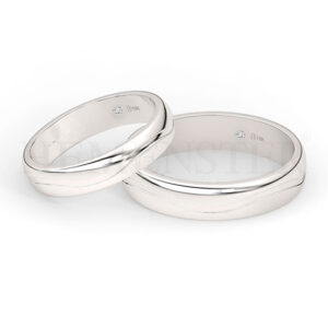 AROS DE MATRIMONIO DE ORO Y DIAMANTES