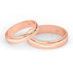 AROS DE MATRIMONIO DE ORO Y DIAMANTES