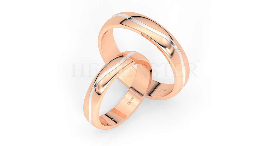 AROS DE MATRIMONIO DE ORO Y DIAMANTES