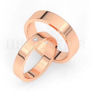 AROS DE MATRIMONIO DE ORO Y DIAMANTES