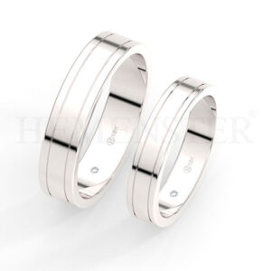 AROS DE MATRIMONIO DE ORO Y DIAMANTES