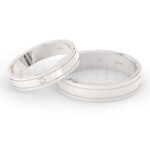 AROS DE MATRIMONIO DE ORO Y DIAMANTES
