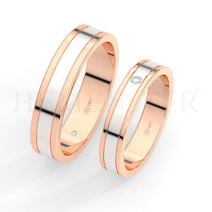 AROS DE MATRIMONIO DE ORO Y DIAMANTES