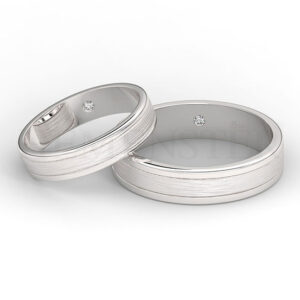 AROS DE MATRIMONIO DE ORO Y DIAMANTES