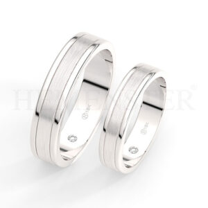 AROS DE MATRIMONIO DE ORO Y DIAMANTES