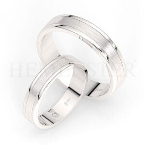 AROS DE MATRIMONIO DE ORO Y DIAMANTES