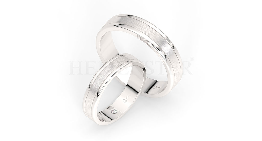 AROS DE MATRIMONIO DE ORO Y DIAMANTES